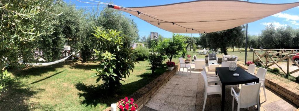 Pensione Degli Ulivi Porto SantʼElpidio Exteriör bild