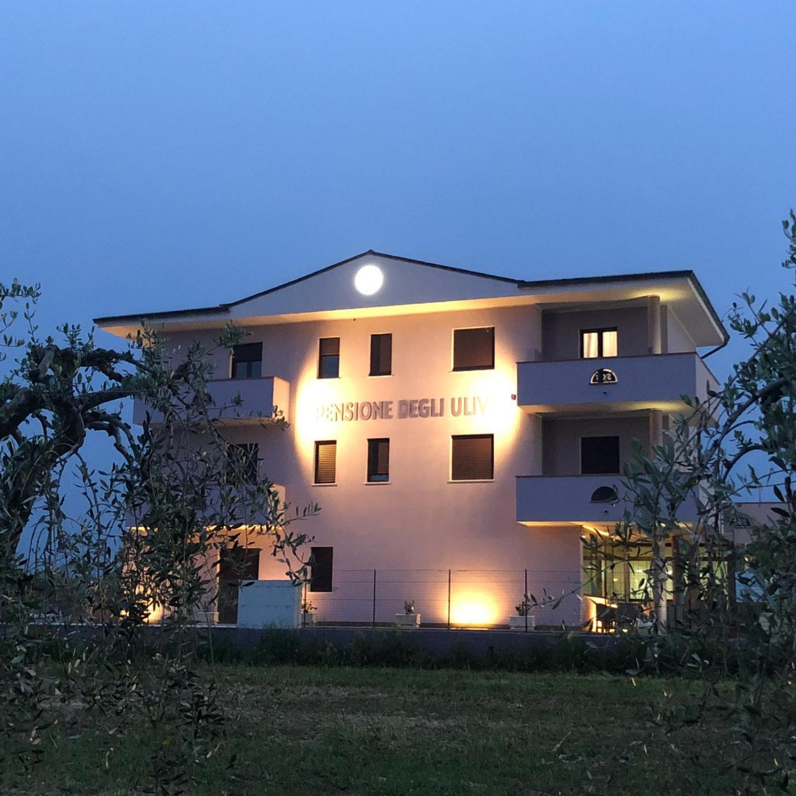 Pensione Degli Ulivi Porto SantʼElpidio Exteriör bild